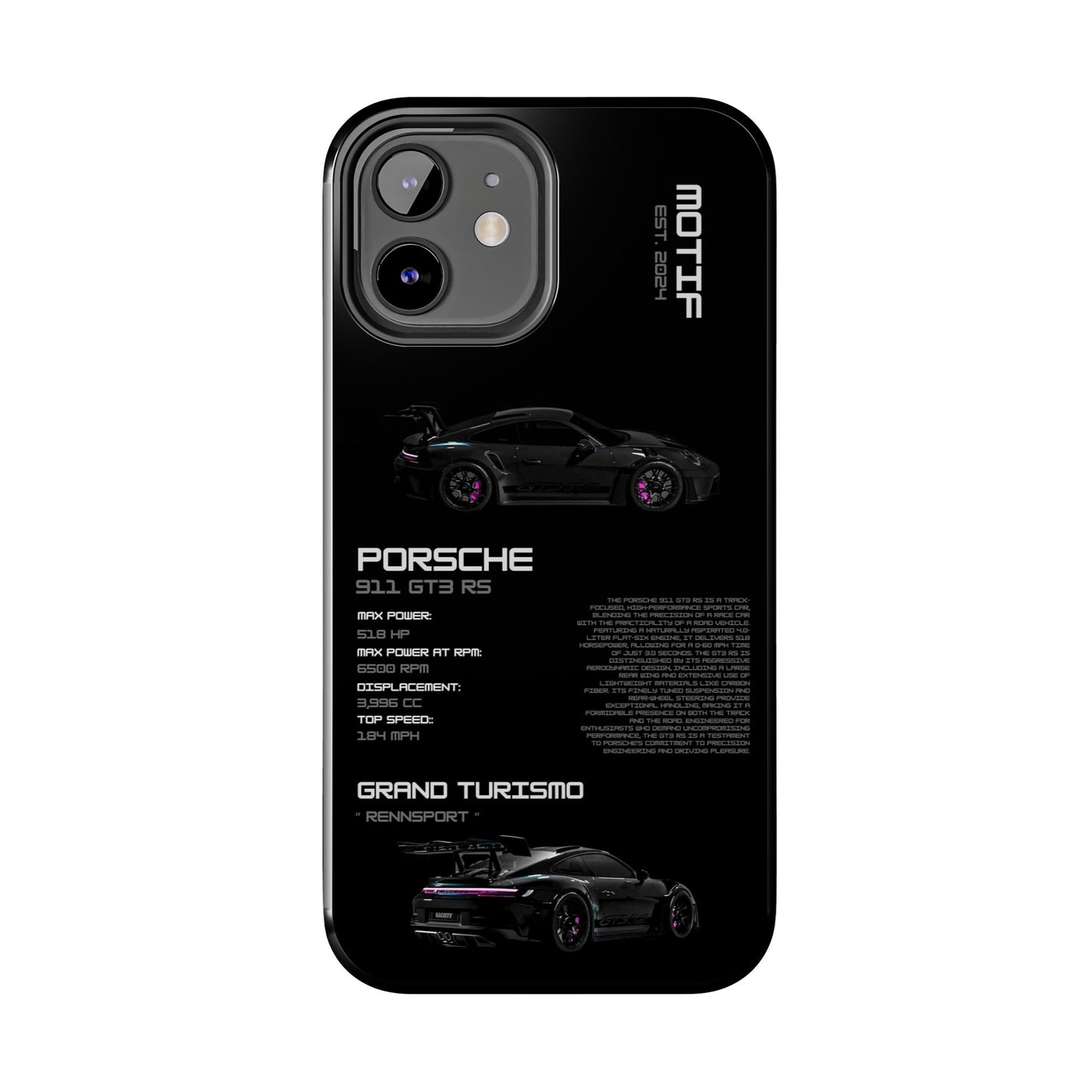 MOTIF : BLACK GT3 RS [PRODUCT:DARK]