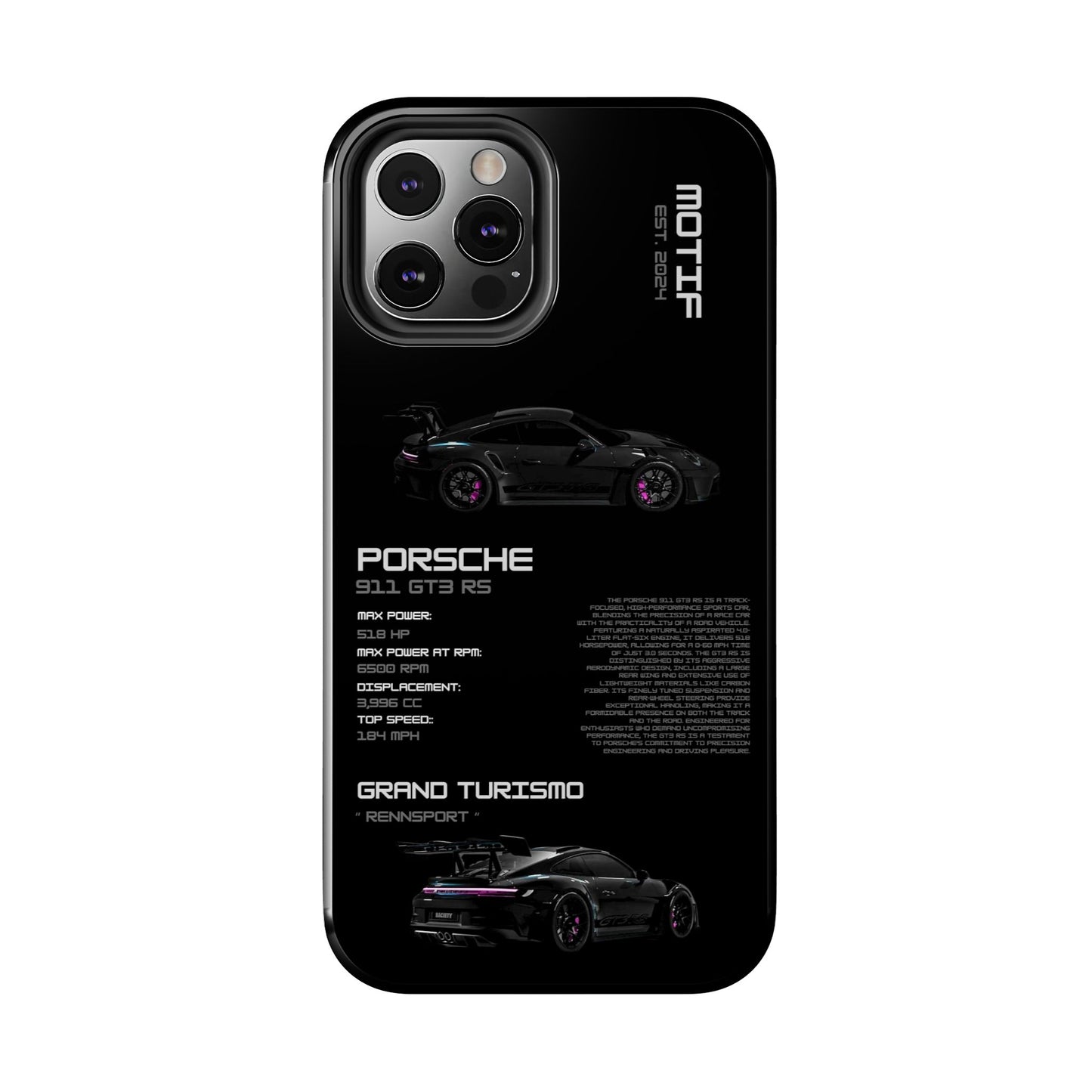 MOTIF : BLACK GT3 RS [PRODUCT:DARK]