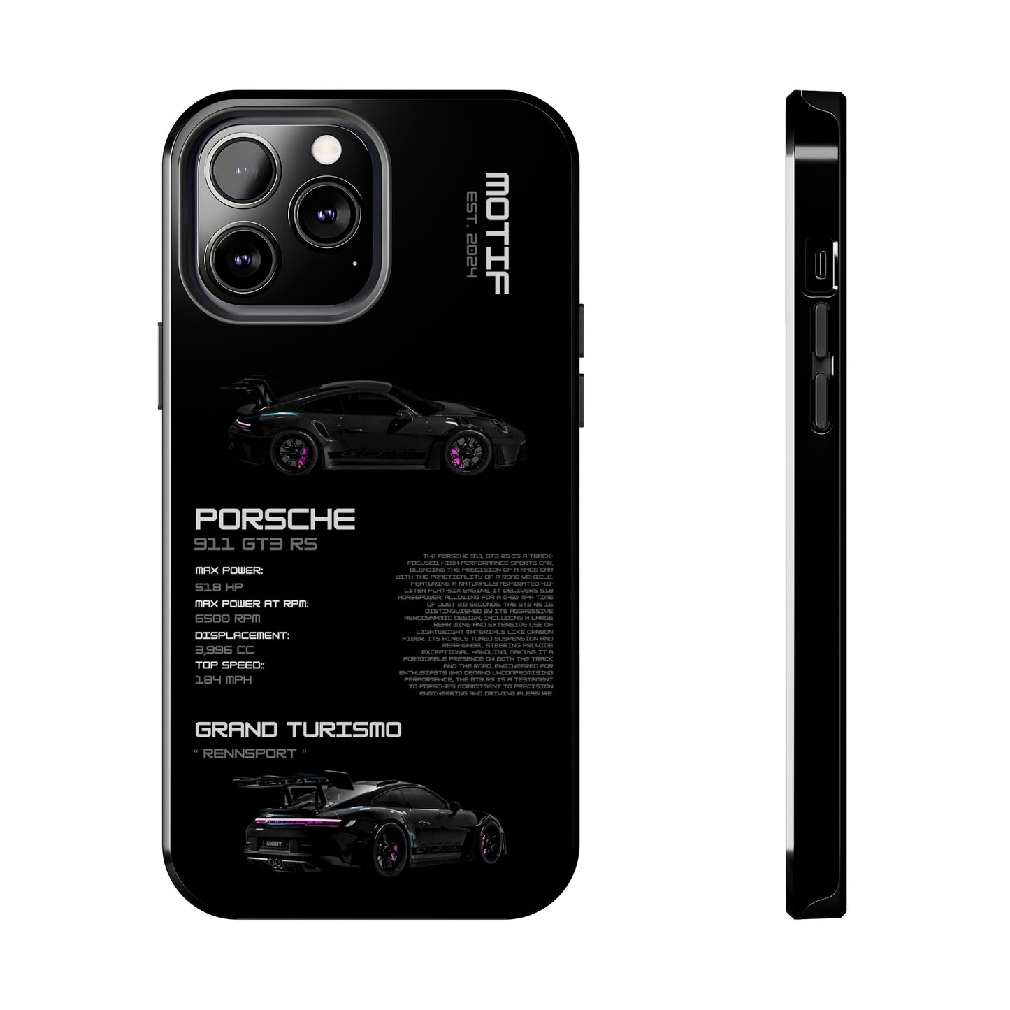 MOTIF : BLACK GT3 RS [PRODUCT:DARK]