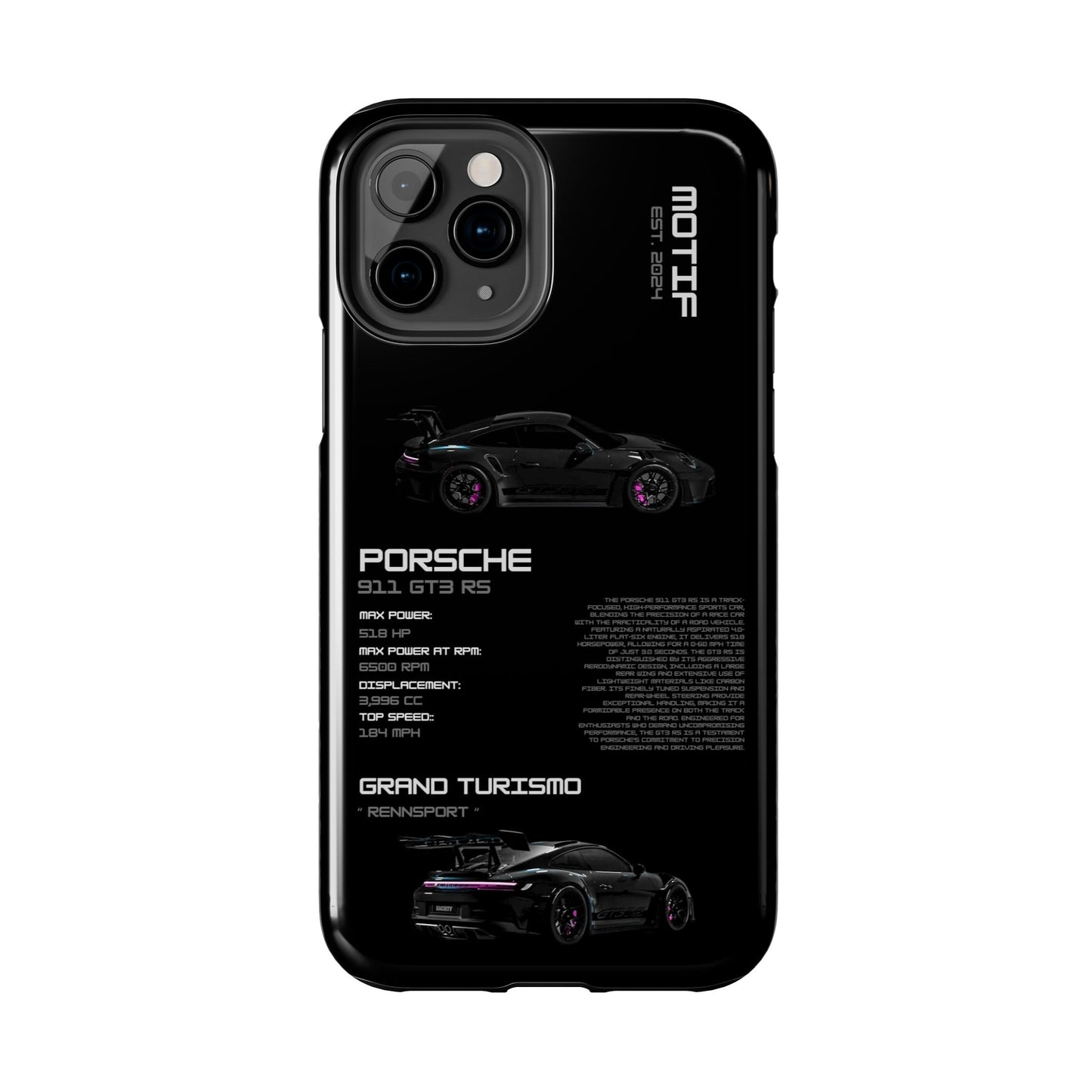 MOTIF : BLACK GT3 RS [PRODUCT:DARK]