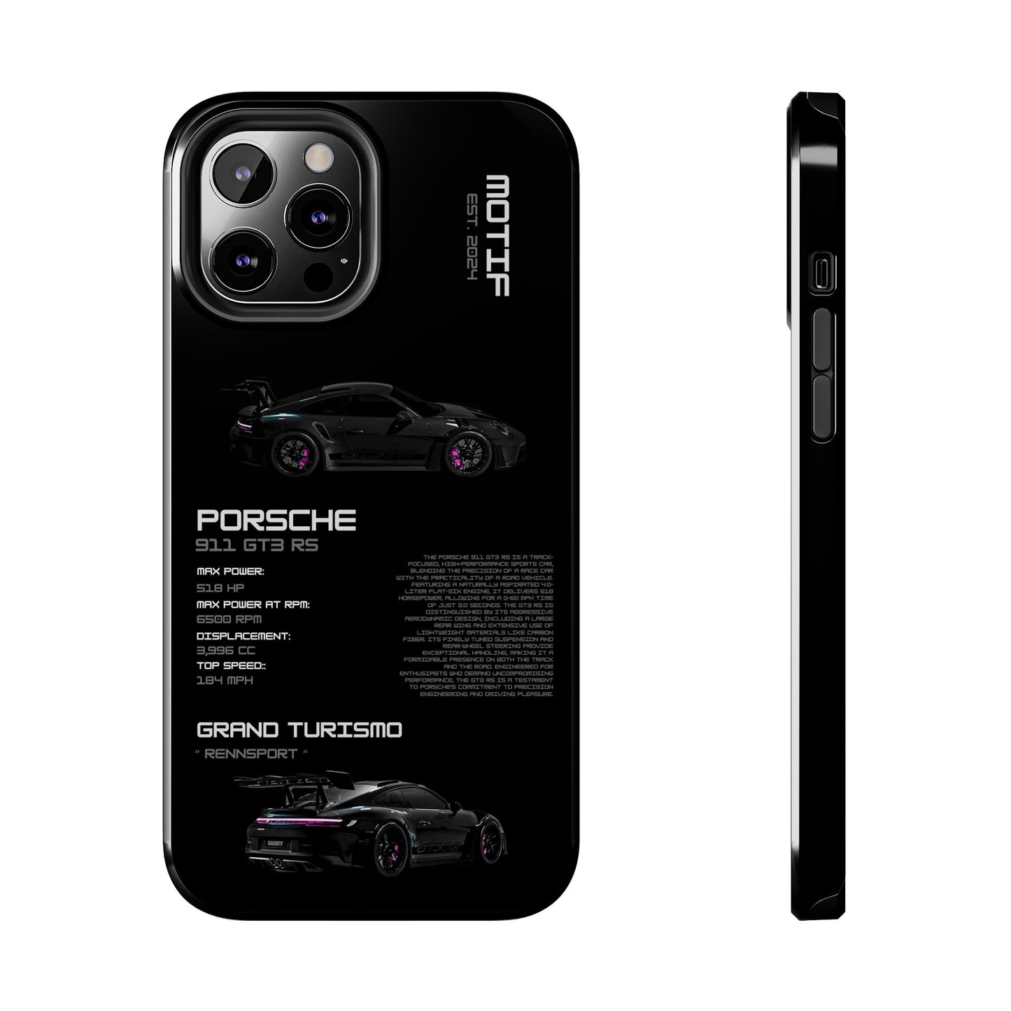 MOTIF : BLACK GT3 RS [PRODUCT:DARK]