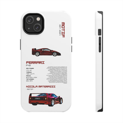 MOTIF : FERRARI F40 [PRODUCT:WHITE]