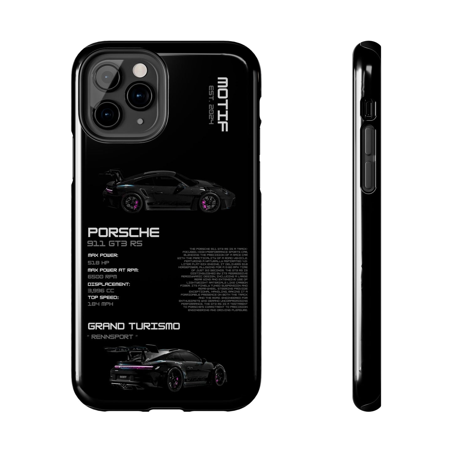 MOTIF : BLACK GT3 RS [PRODUCT:DARK]