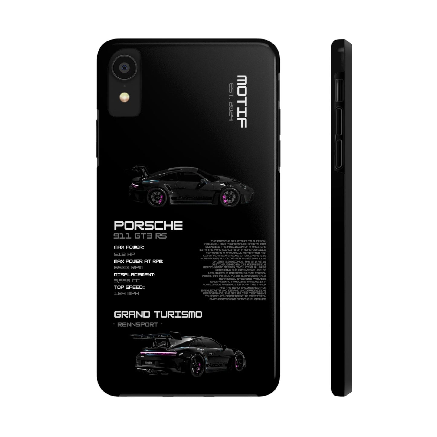 MOTIF : BLACK GT3 RS [PRODUCT:DARK]