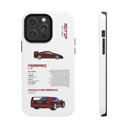 MOTIF : FERRARI F40 [PRODUCT:WHITE]