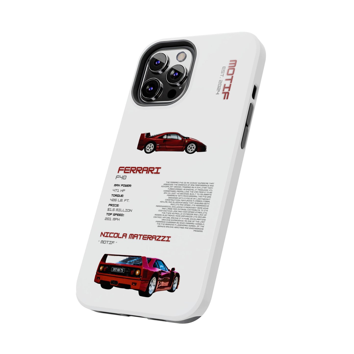 MOTIF : FERRARI F40 [PRODUCT:WHITE]