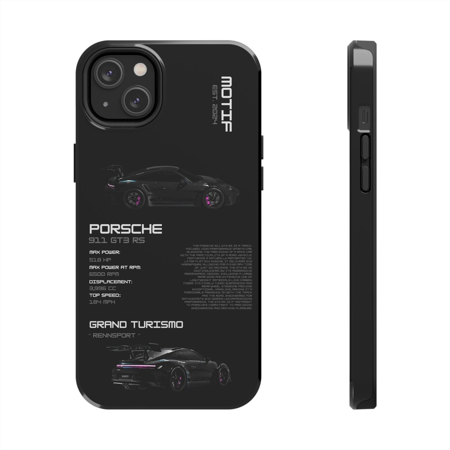 MOTIF : BLACK GT3 RS [PRODUCT:DARK]