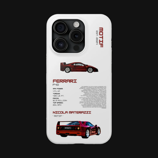 MOTIF : FERRARI F40 [PRODUCT:WHITE]